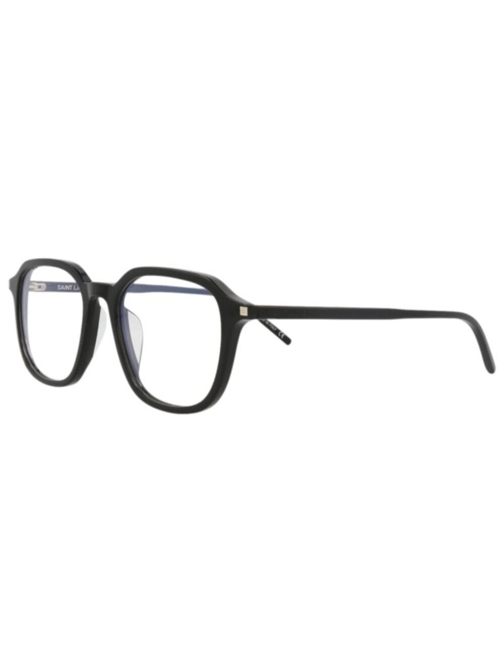New Saint Laurent Women's Eyeglasses Square Rectangle Acetate Frame Unisex Black